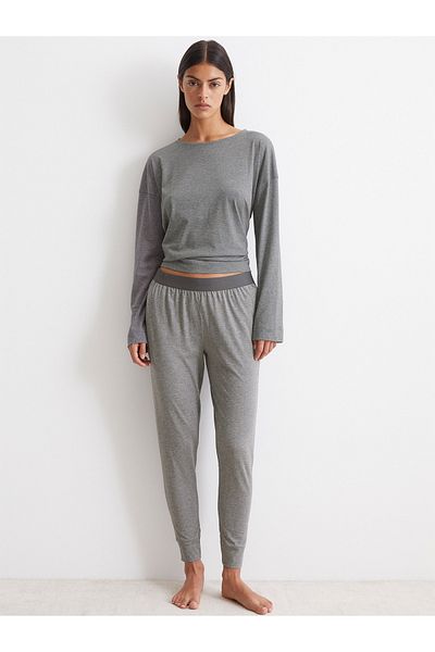 Marc O'Polo Pyjamahose Mix & Match Cotton Schlaf-hose Pyjama Schlafmode