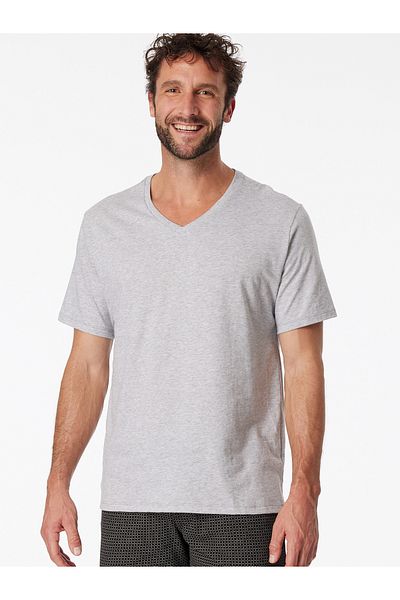 Schiesser Pyjamaoberteil T-shirt Mix & Relax Schlaf-oberteil Nachthemd Sleepshirt