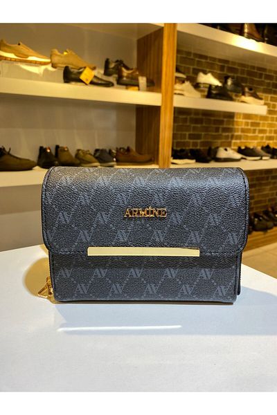 Armine Geantă de mână și de umăr, elegantă și stilată, pentru femei ARMINE, cu PUNCTE NEGRE