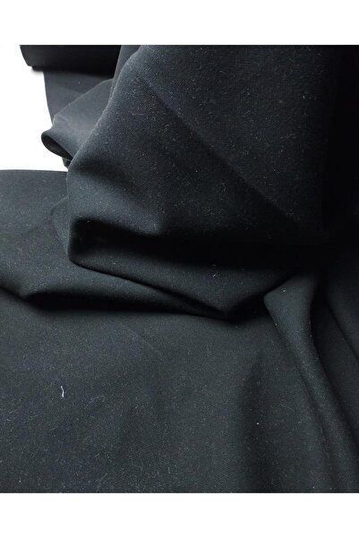 Kumaş Parça TELALI Gabardină neagră - Lățime: 140