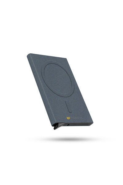 Wrapsol Magsafe Mekanizmalı Kartlık Rfid Korumalı Alüminyum Otomatik Kredi Ka...