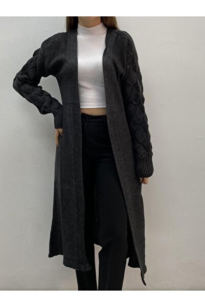 onno style woman Drop Sleeve Long Cardigan