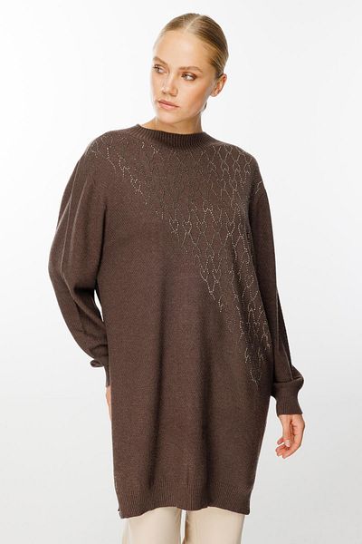 Ghisa Stone Detailed Knitwear Tunic
