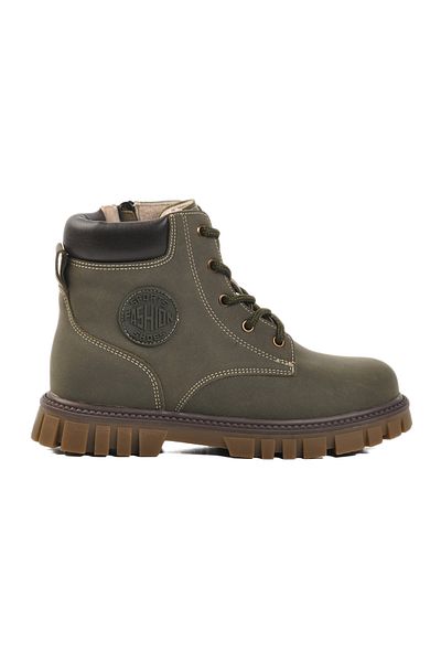 pepino Παιδικές μπότες Unisex με φερμουάρ χακί 1782 F
