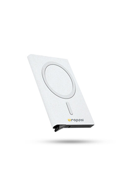 Wrapsol Magsafe Mekanizmalı Kartlık Rfid Korumalı Alüminyum Otomatik Kredi Ka...