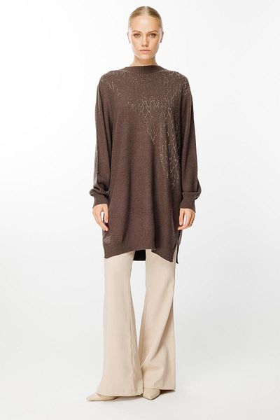 Ghisa Stone Detailed Knitwear Tunic