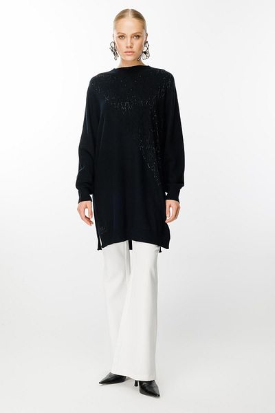 Ghisa Stone Detailed Knitwear Tunic