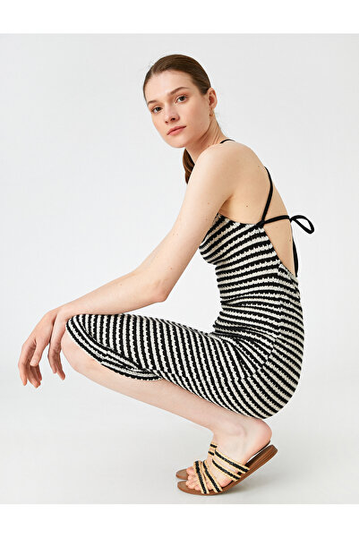 Koton Košilka midi délky ohlávka s krkem a zadním dílem