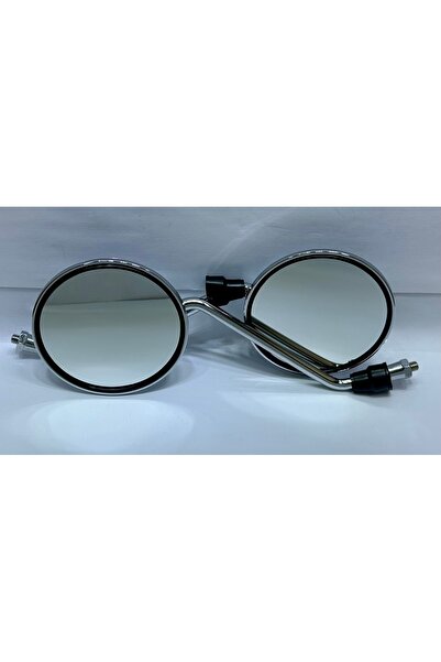 Universal Ayna Takımı 8mm Nikelaj Yuvarlak Wing - Azure - Turismo - Revival