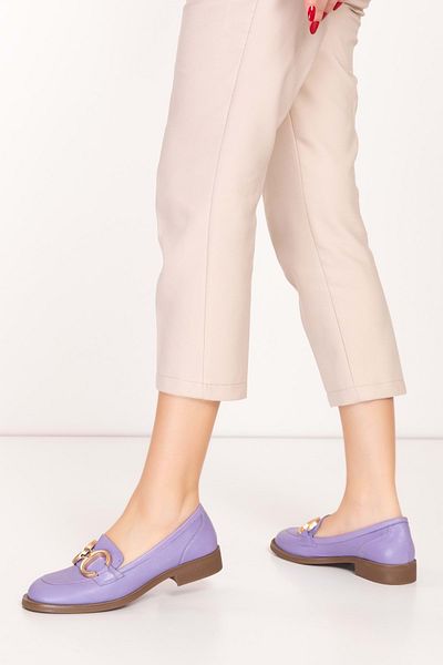 Gondol Loafer zilnic din piele naturală cu detaliu de cataramă Alpx.322