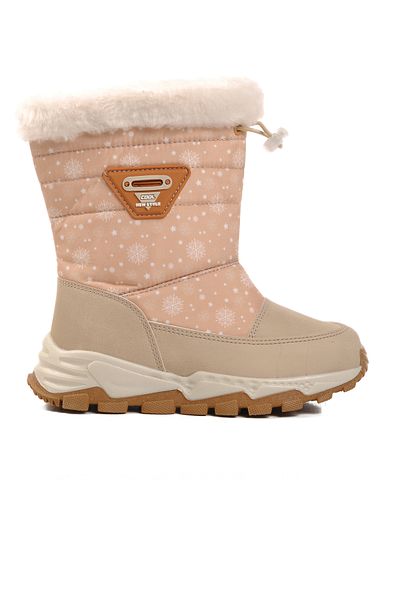 AYAKMOD Μποτάκια για κορίτσια Fleece Beige - Sidney P