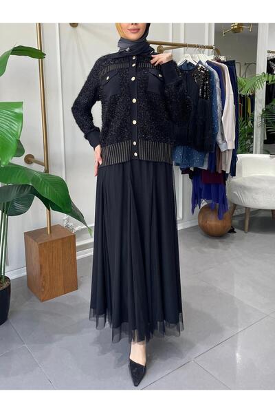 Ghisa GOLD DETAYLI SAKALLI CEKET