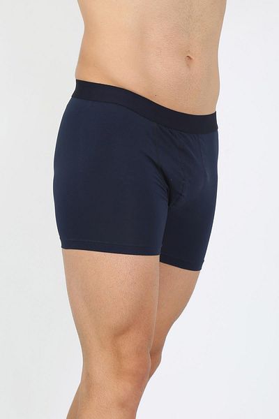 Akbeniz Navy Blue Large Size Cotton Lycra Boxers - 40134