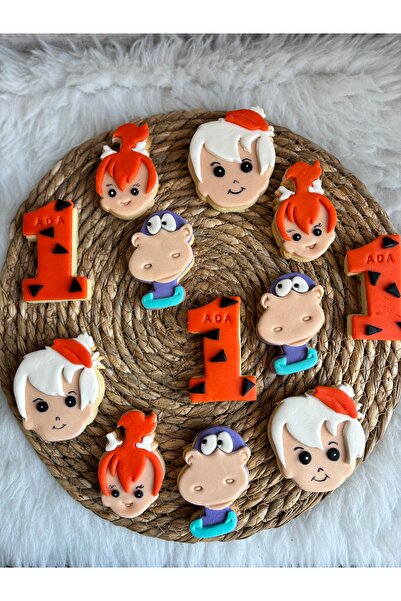 Miranın Hobileri Yeni Doğan Taş Devrı Desenli Şeker Hamurlu Butik Kurabiyesi ...