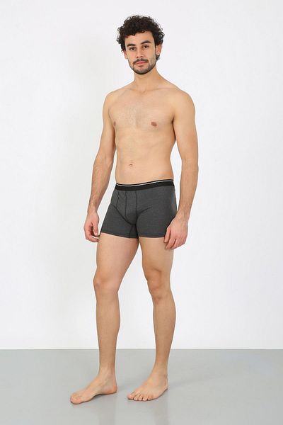 Akbeniz Ανδρικό βαμβακερό Lycra Anthracite 40133