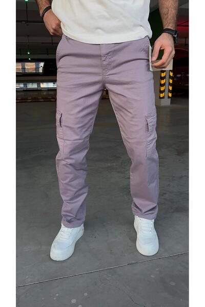 viking's line Kargo Baggy Koyu Gri Jeans