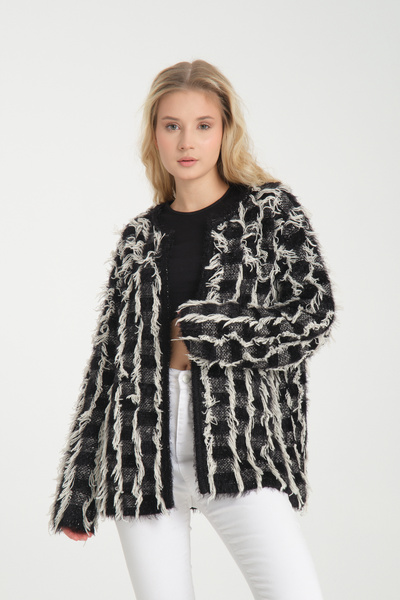 İVESA Püsküllü Triko Hırka