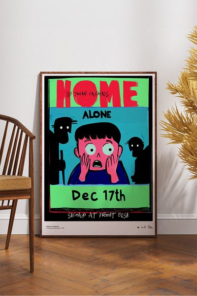 House Gorgeous Poster cu design colorat modern fără încadrare Home Alone Colecția Dolce Vita