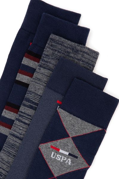 U.S. Polo Assn. Základňa. Polo Assn. Pánske 5-dielne ponožky