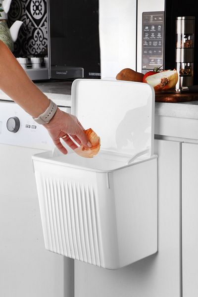Nandy Home Λειτουργικός Κάδος Απορριμμάτων με Κρεμάστρα 8Lt.