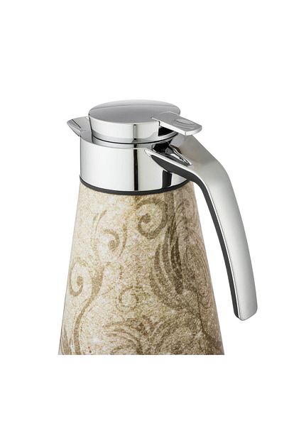 Dania German amsa Thermos 1.5 liter capacity beige and silver color