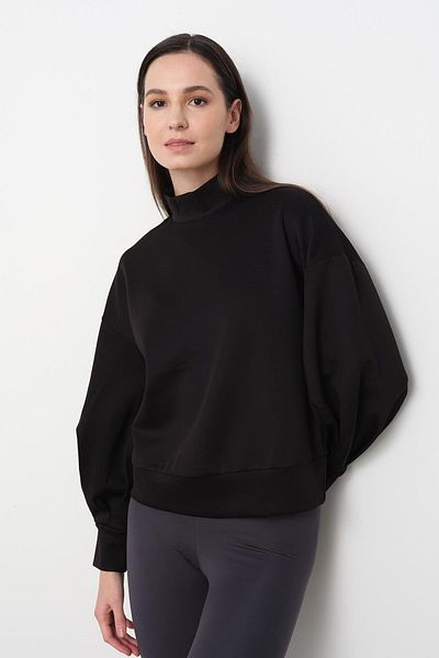 Qutu Butik 9023 Half Fisher Scuba Sweat