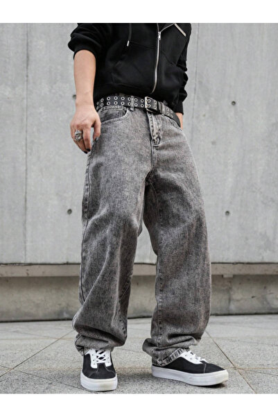 Genel Markalar Erkek Baggy Jean Relaxed Fit Pantolon