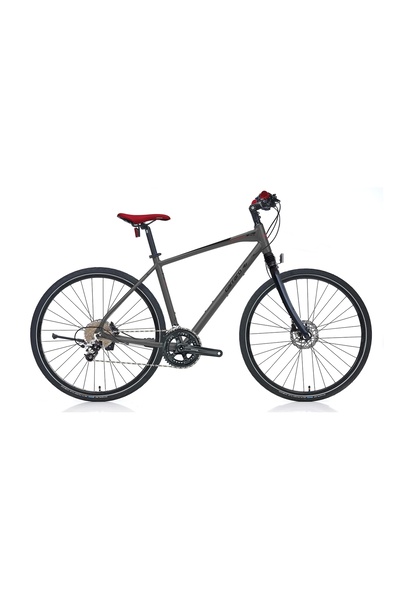 Carraro 28j Sportıve 250 Şehir Bisikleti - Mat Antrasit Kırmızı - 51