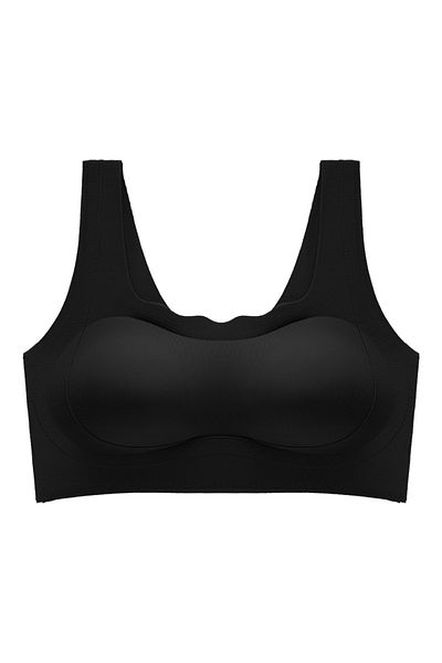 TECHNO 8Q Αναπνεύσιμο ελαστικό σουτιέν Push Up χωρίς ραφή με αόρατο λέιζερ κοπής