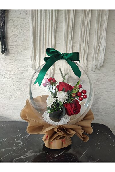 Genel Markalar Büyülü Balon-kırmızı Kokina Gül Çiçek Buketi Yeniyıl Doğum Sev...