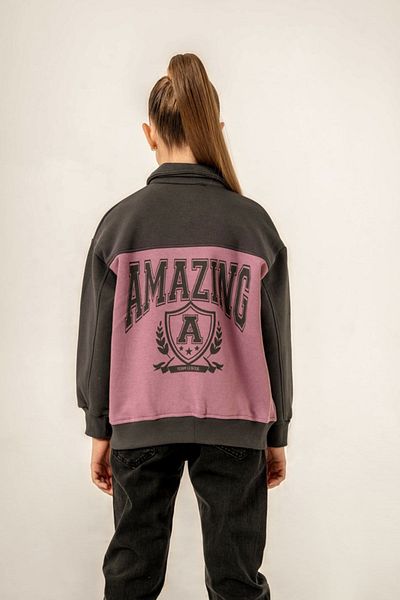 HAUSEkids Бомбър яке за момичета Amazing Team за 8-12 години - лилаво
