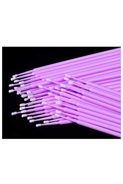 aba nails Micro Brush İpek Kirpik ve Blading Fırçası 100lü