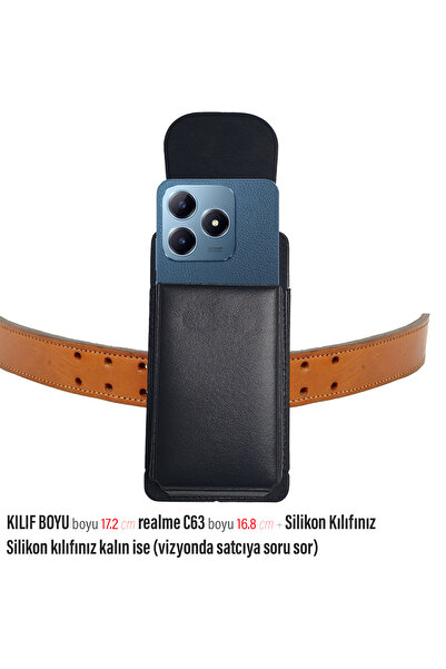 EXENAR Husă pentru centură Realme C63 Husă pentru centură cu clapă