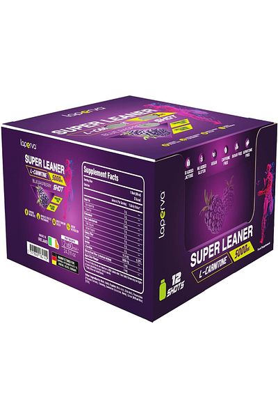 Laperva Super Leaner, Box Of 12 Shots, 5000 Mg,supports Weight Loss, Improves Athletic Performance.