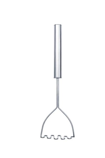 BARENDA Stainless Steel Potato Masher | Food Maker Practical 24 cm Luxury Dowry Potato Masher Puree Maker
