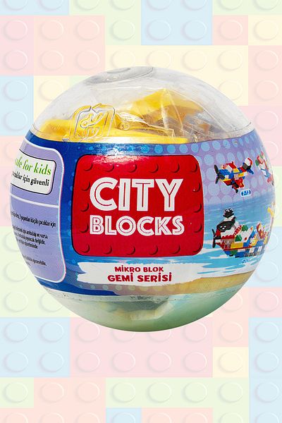 POPKONSOL Micro Block Ship Toy Set