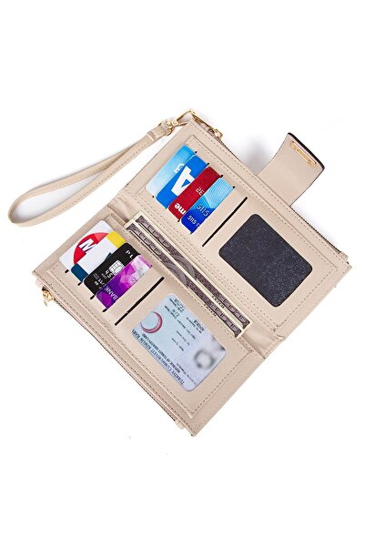 Newish Women's Lilac Soft Texture Phone Holder Card Holder and Wallet