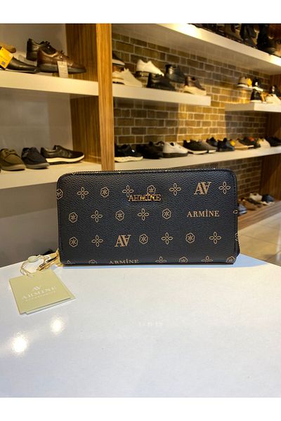Armine Armine Women's Black Printed Use Stylish Wallet