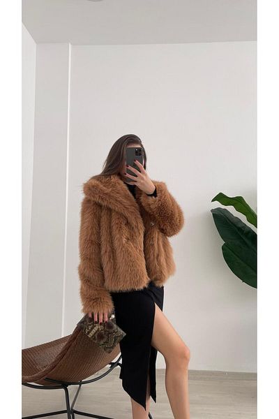 MODA ДАМСКО ПАЛТО ОТ ПРЕМИУМ КОЖА TABA С ВЪТРЕШНА ПОДПЛАТА