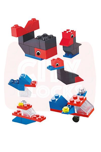 POPKONSOL City Blocks Micro Blocks Toy Set 2 Pack