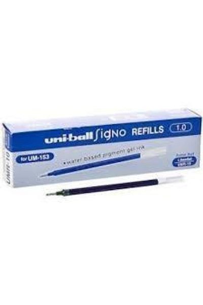 Uni 1.0 Blue Signature Pen Signo Refill - Umr-10, 3 Pieces