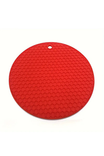 Fesya Home Yuvarlak Silikon Nihale - Kırmızı
