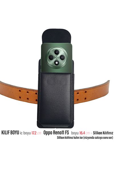EXENAR Belt Case for Oppo Reno11 Fs Belt Case with Cover