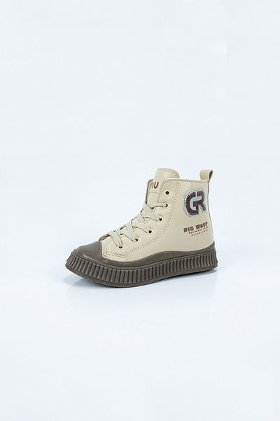 Twingo Kids Girls Beige Waterproof Wool Inside Zippered Boots