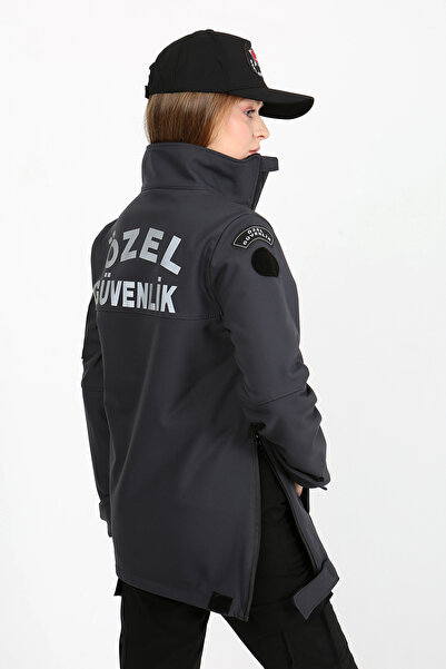 ModaCanel Yeni Kamu Personel Özel Güvenlik Kışlık Softshell Mont (İçi Polarlı)