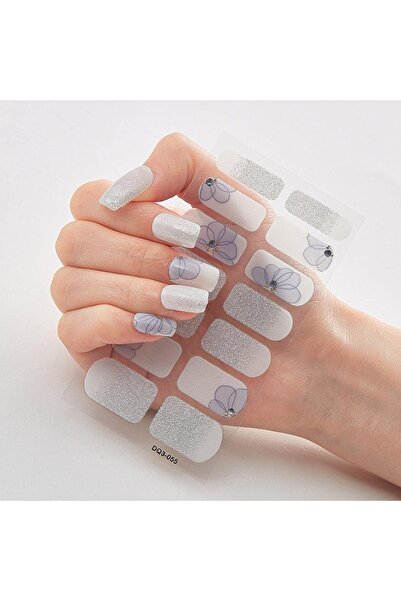 gaman EY-51-100 Yeni Nesil 14'lü Tırnak Stickerı Takma Tırnak Sticker Yeni De...