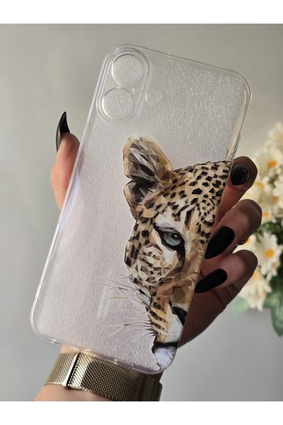 Magic Ring حافظة هاتف شفافة منقوشة متوافقة مع هاتف Iphone 16 PLUS