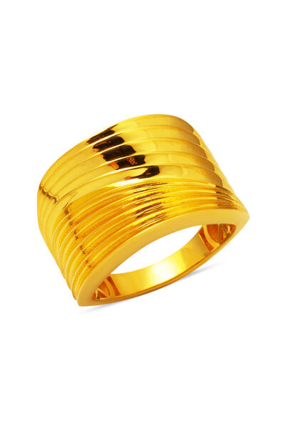 Bilezikci Kalemli İtalyan 22 Ayar Sarı Altın Yüzük