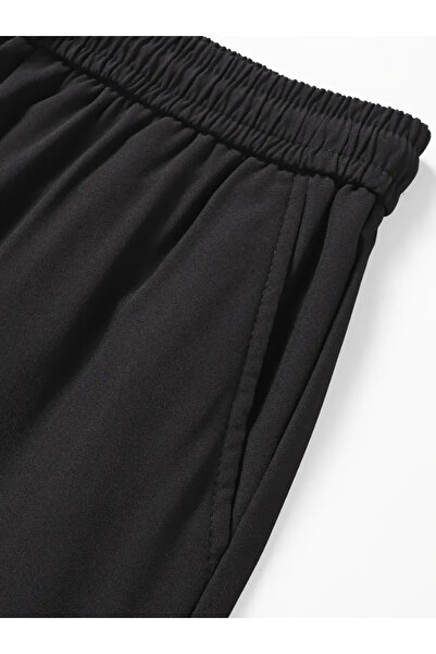 CAONNES Set de trening pentru femei, negru și bleumarin, 2 piese, cu talie în...