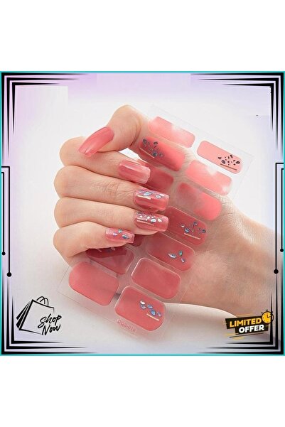 gaman EY-0-59 Yeni Nesil 14'lü Tırnak Stickerı - Takma Tırnak Sticker Yeni De...